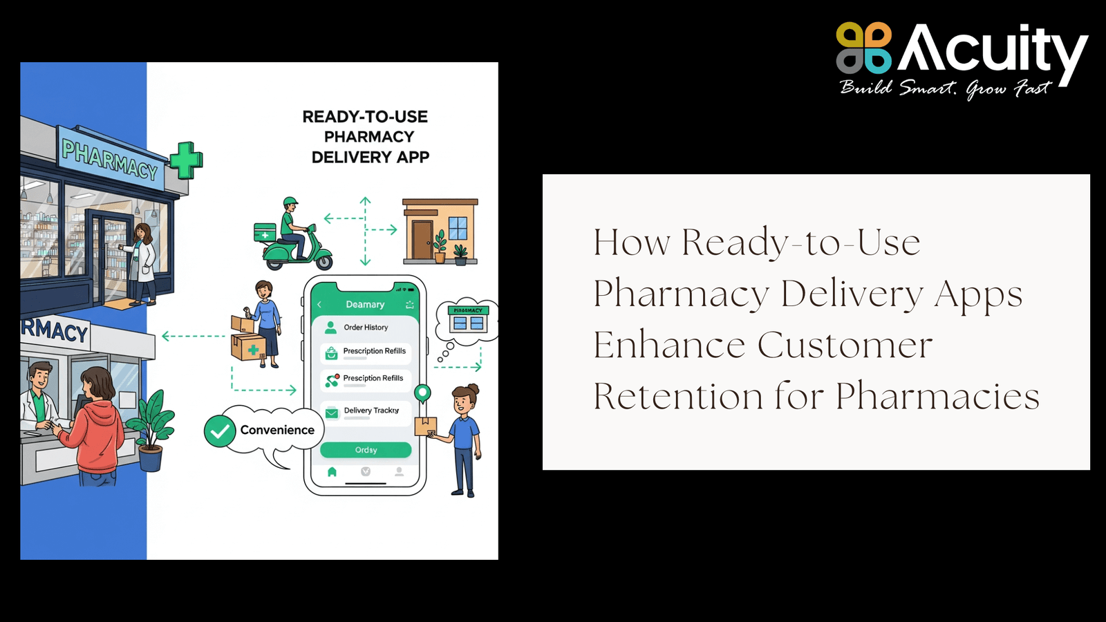 How Ready-to-Use Pharmacy Delivery Apps Enhance Customer Retention for Pharmacies